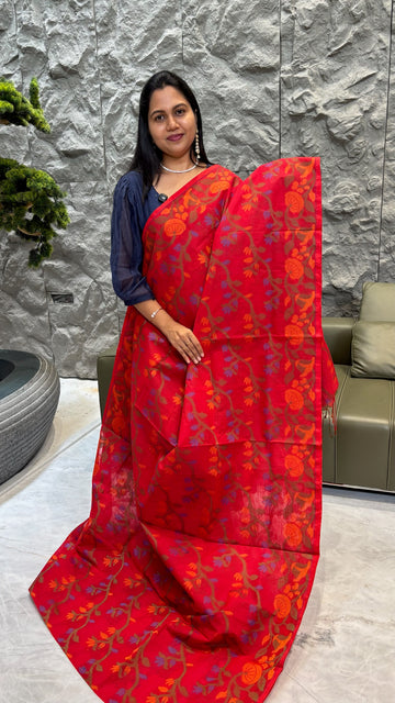 Dhaka cotton red