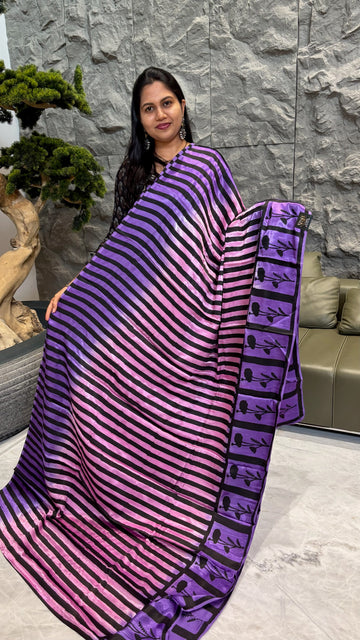 Pure modal silk purple