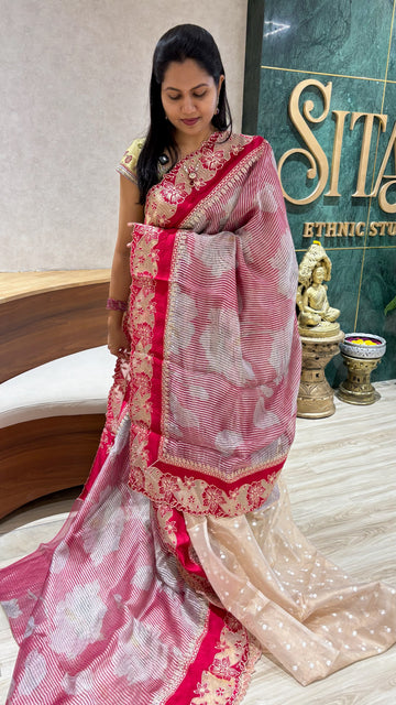 Banaras tissue appliq