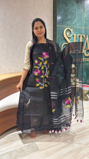 Jhamdani top duppata