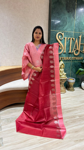 Tussar kota brick shade