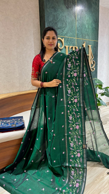 Mangalgiri pattu embroidery