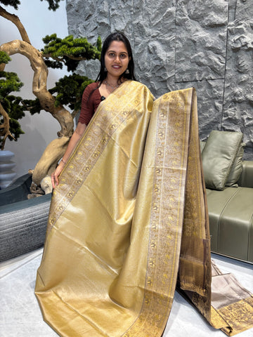 Semi kanchipattu saree