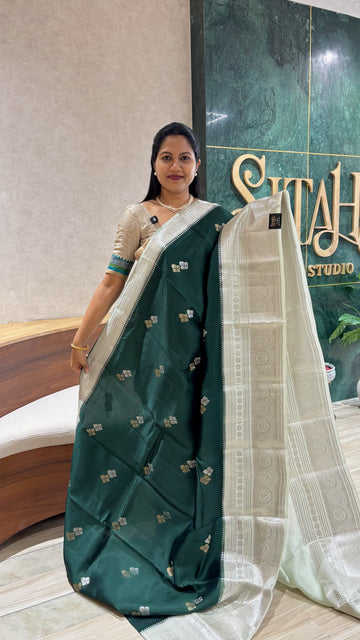 Chanderi mango pattu