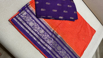 Russain silk orange