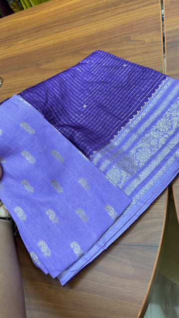 Russain silk purple