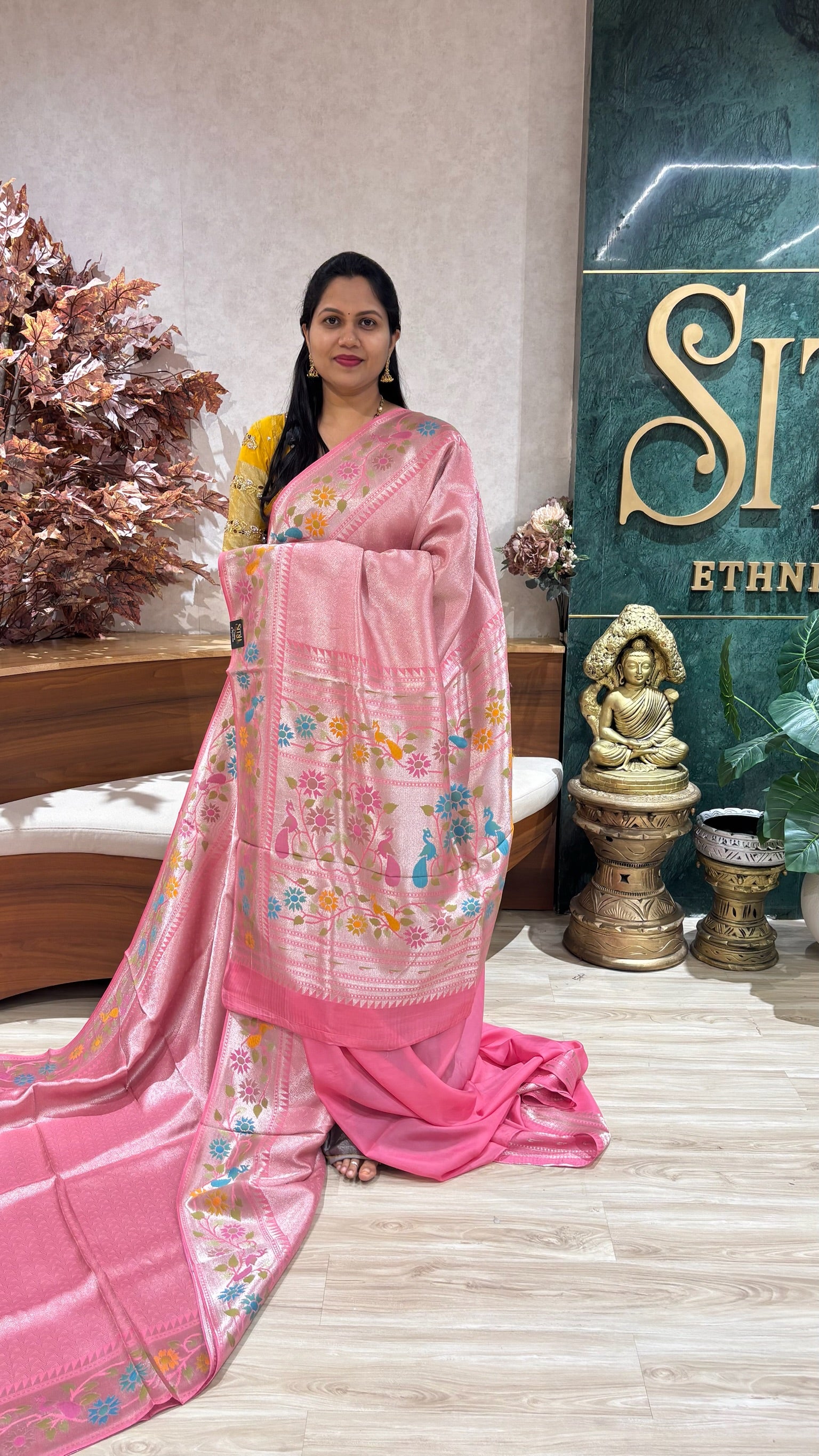 Crepe brocade