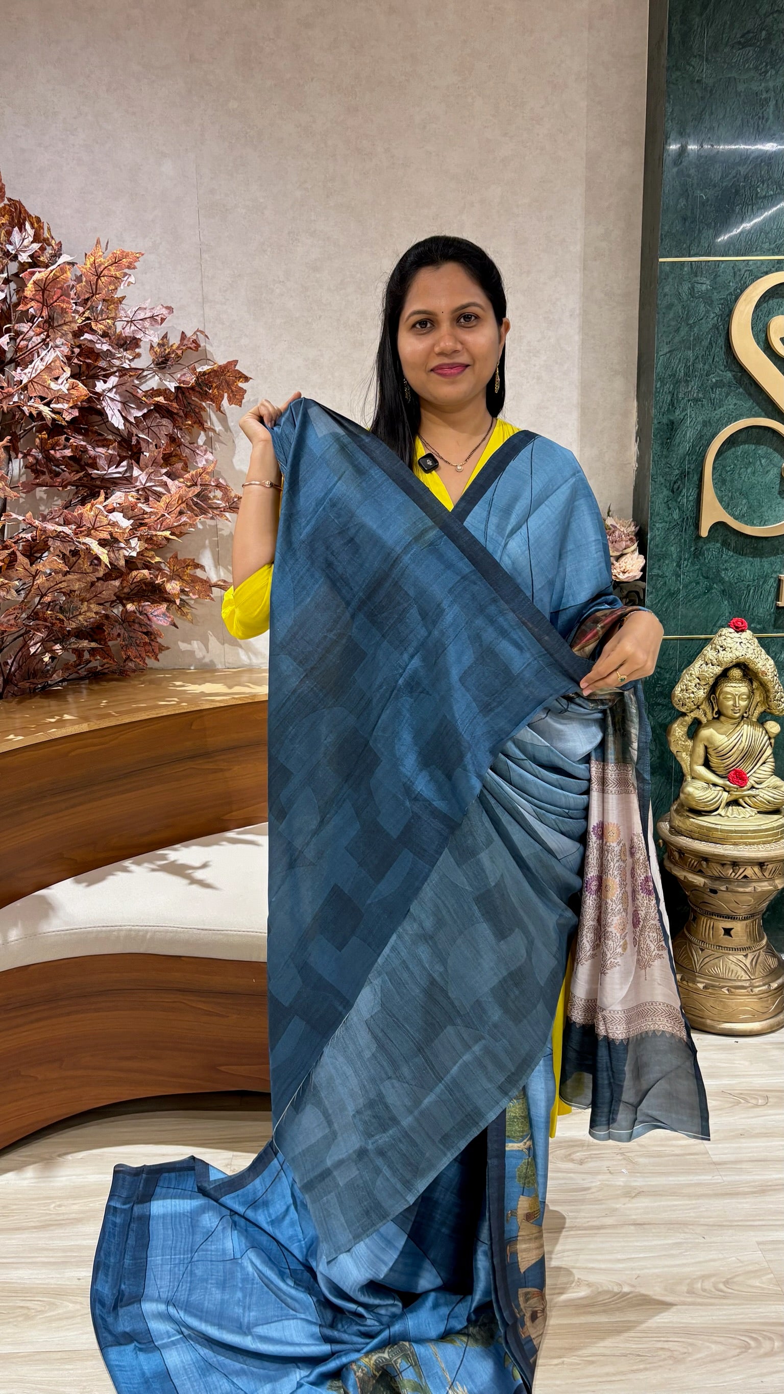 Soft crepe tussar