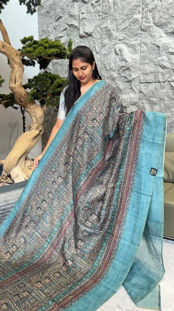 Madhubani blue