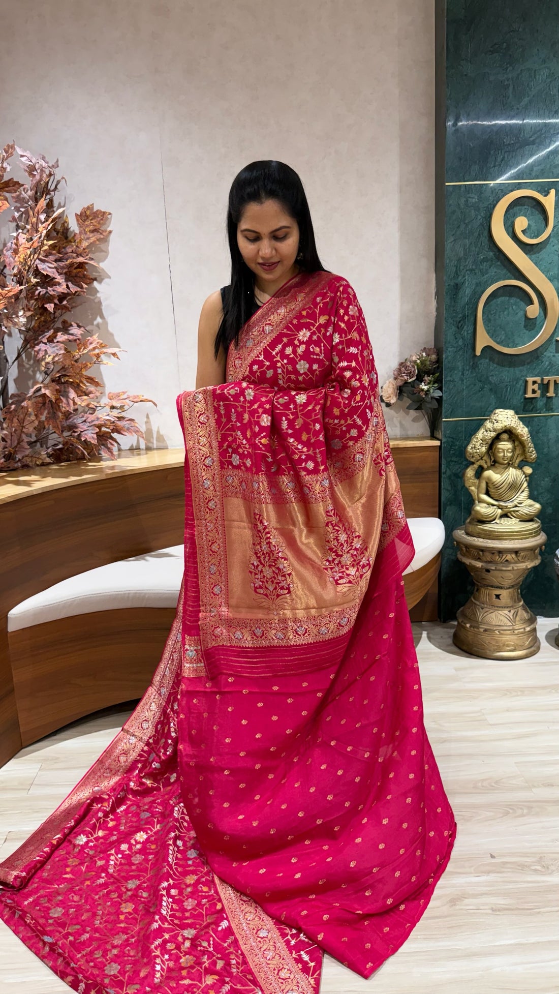 Fancy Munga jhamdani weaving