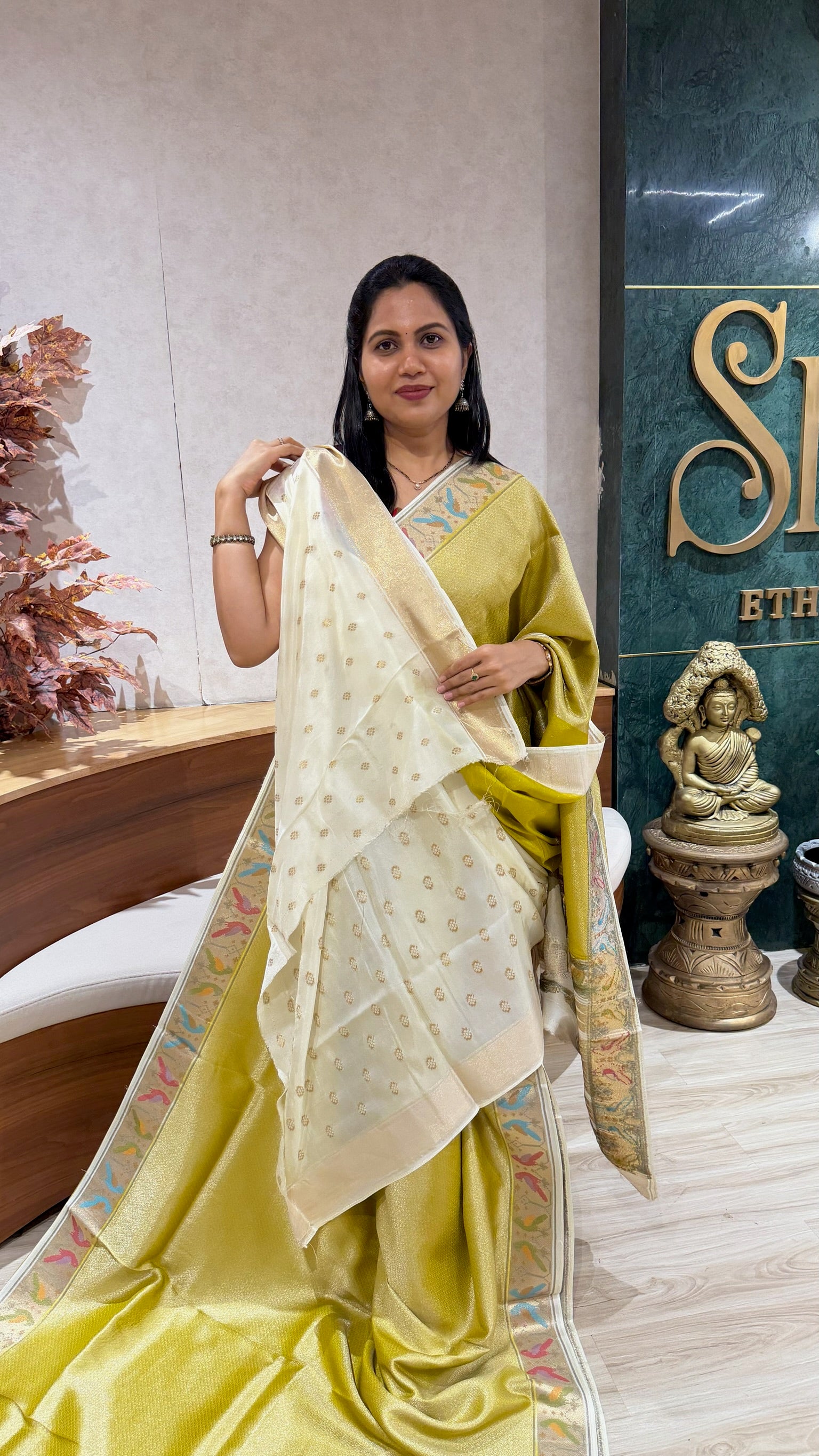 Banaras tissue georgette