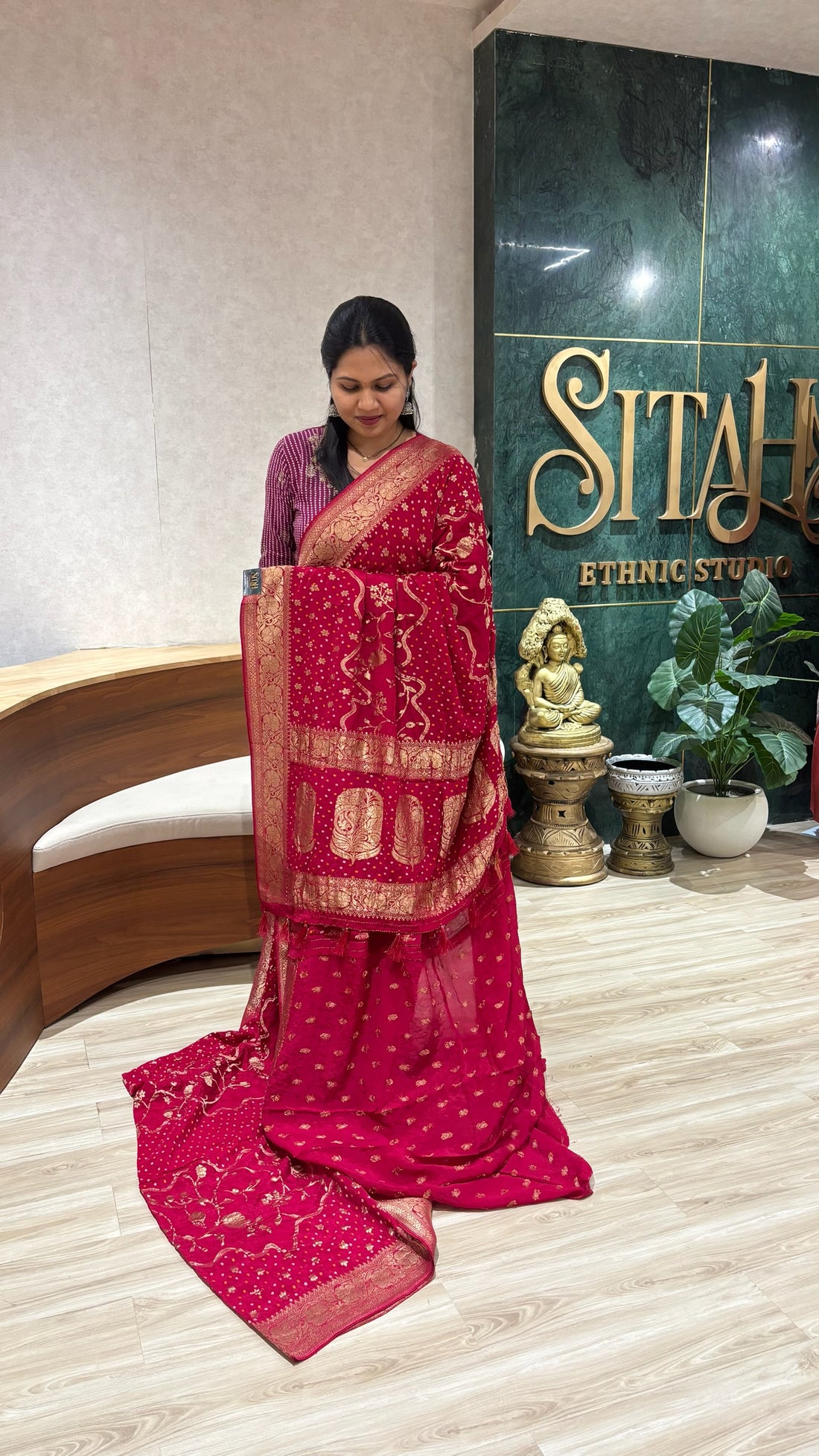 Chinnon bandhini pink