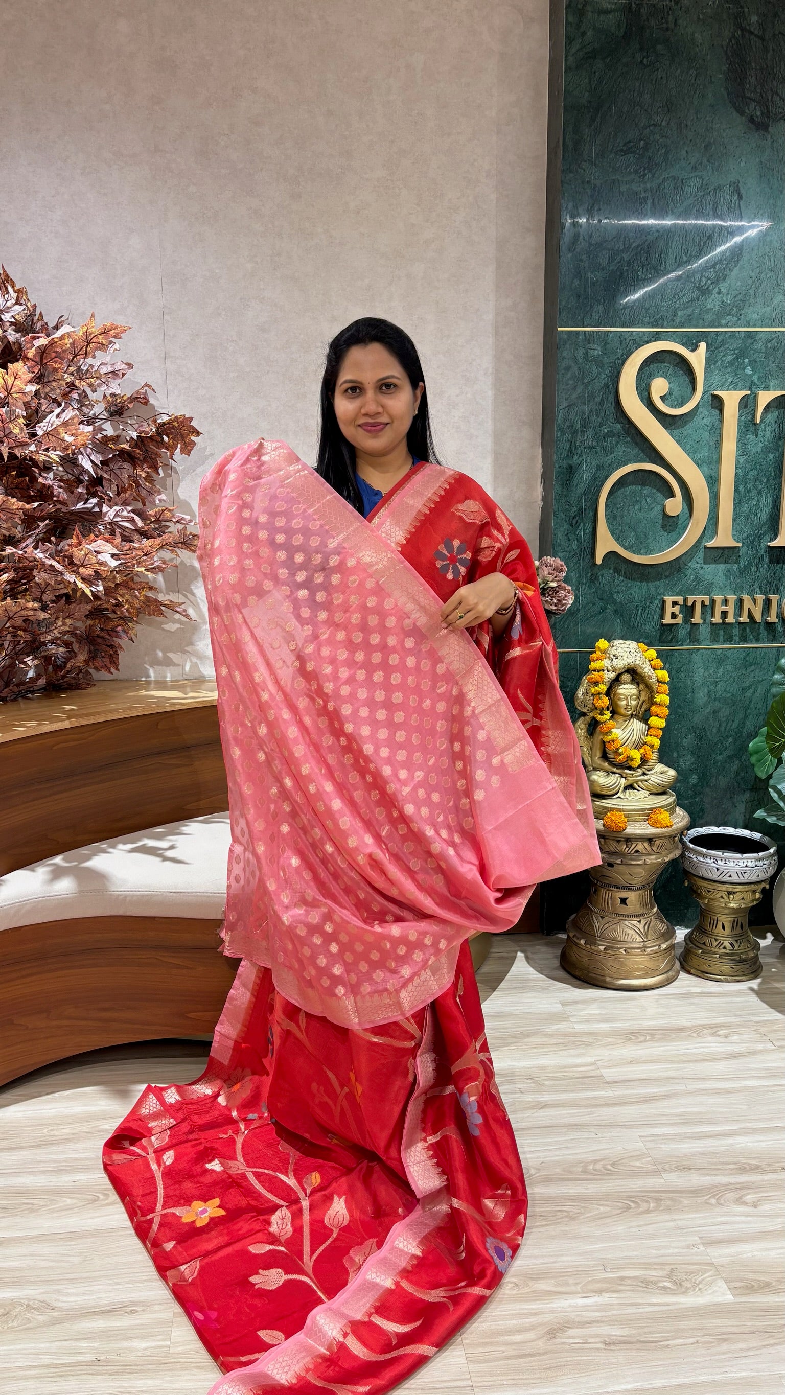 Banaras allover weaving