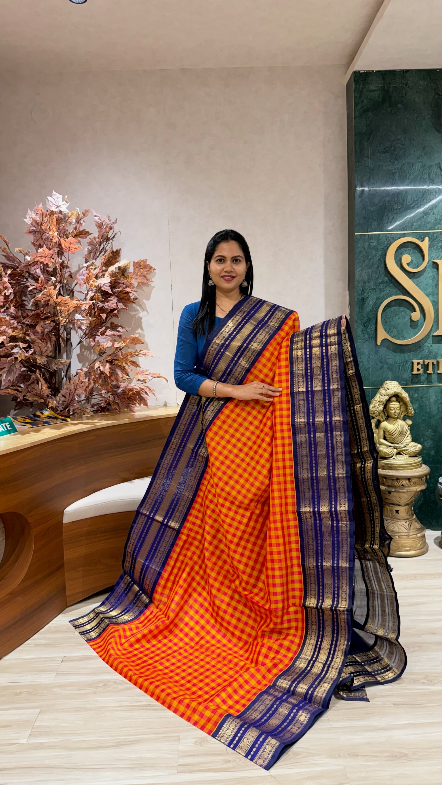 Handloom silk cotton