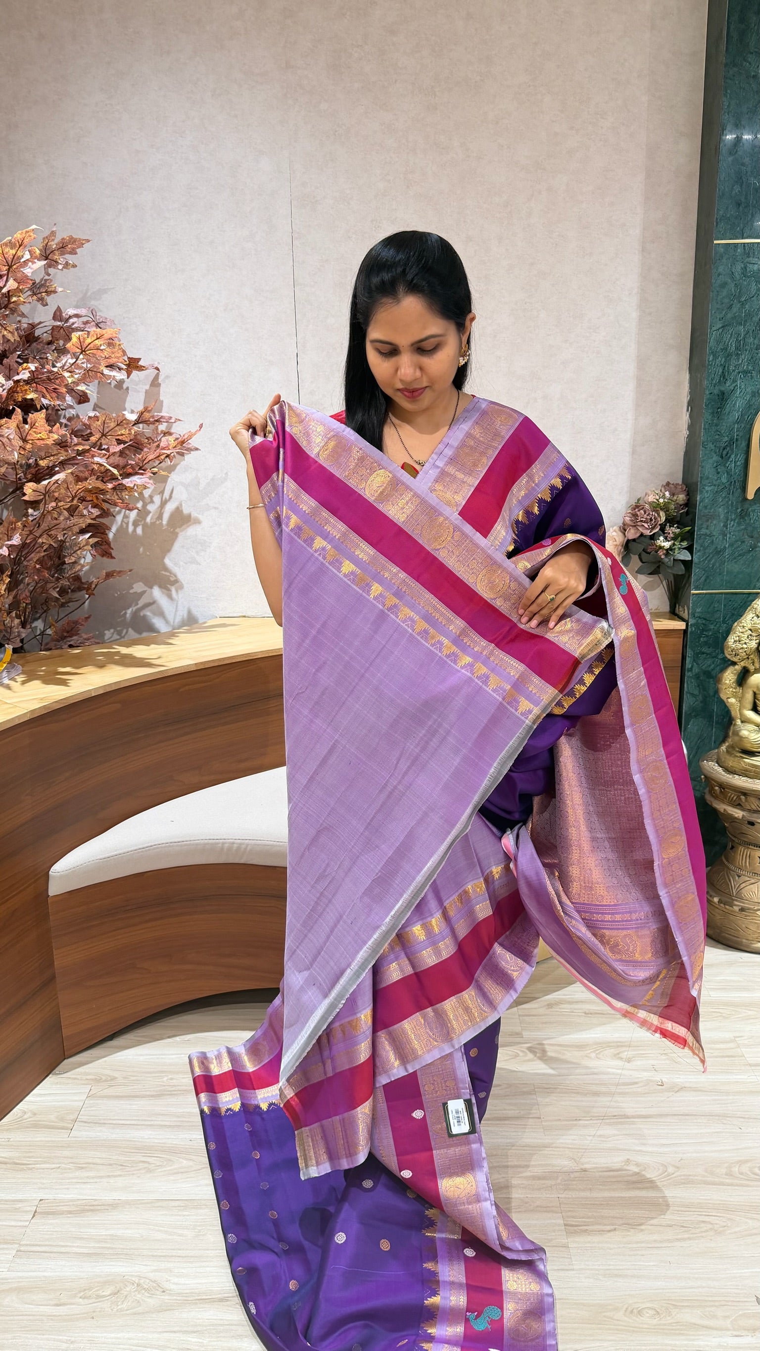 Handloom gadwal pattu