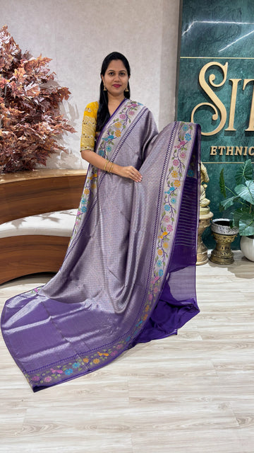 Crepe brocade
