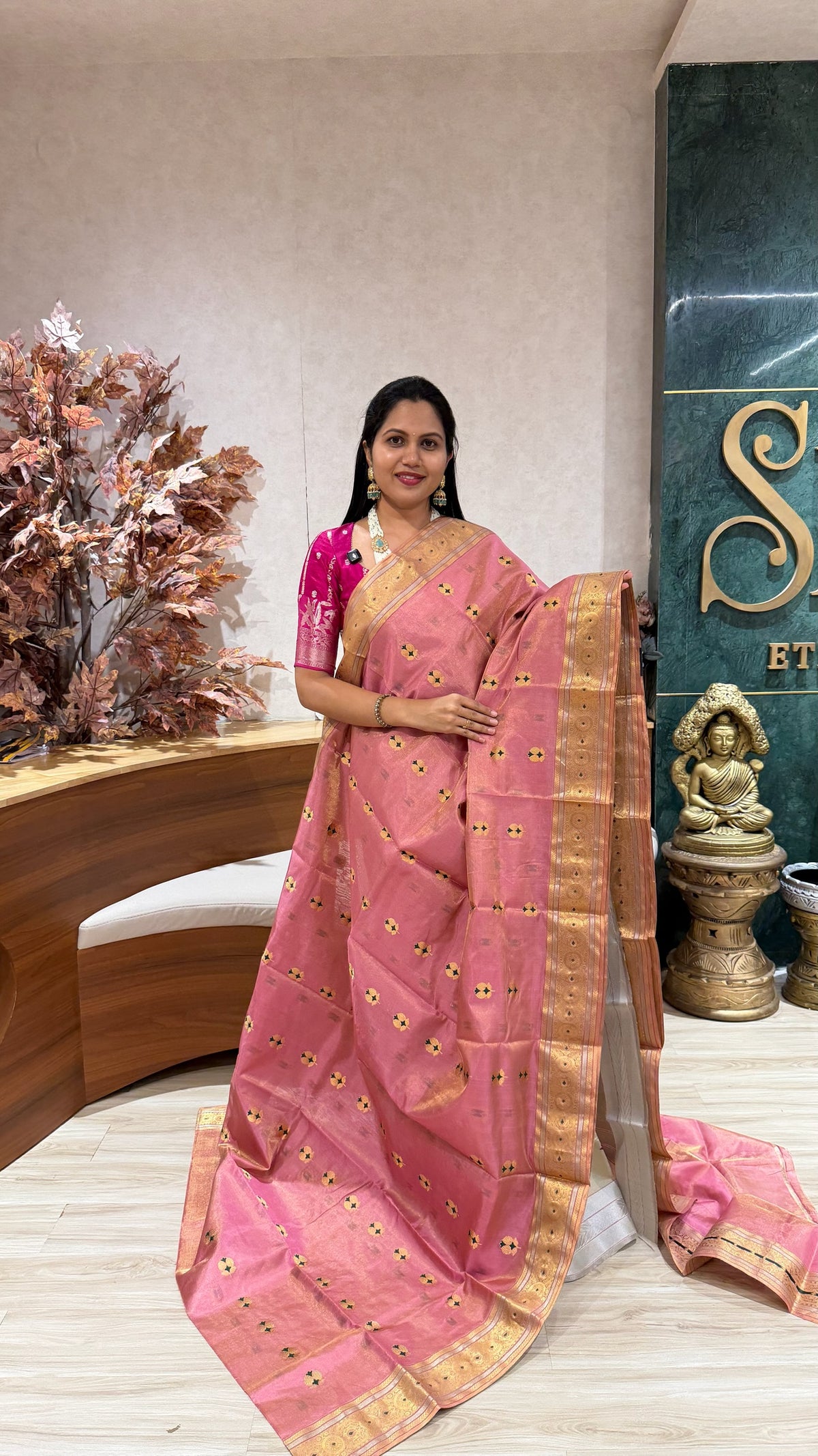 Handloom tissue Chanderi