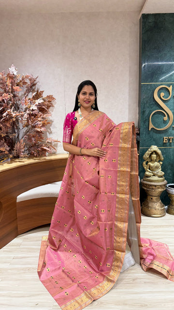 Handloom tissue Chanderi