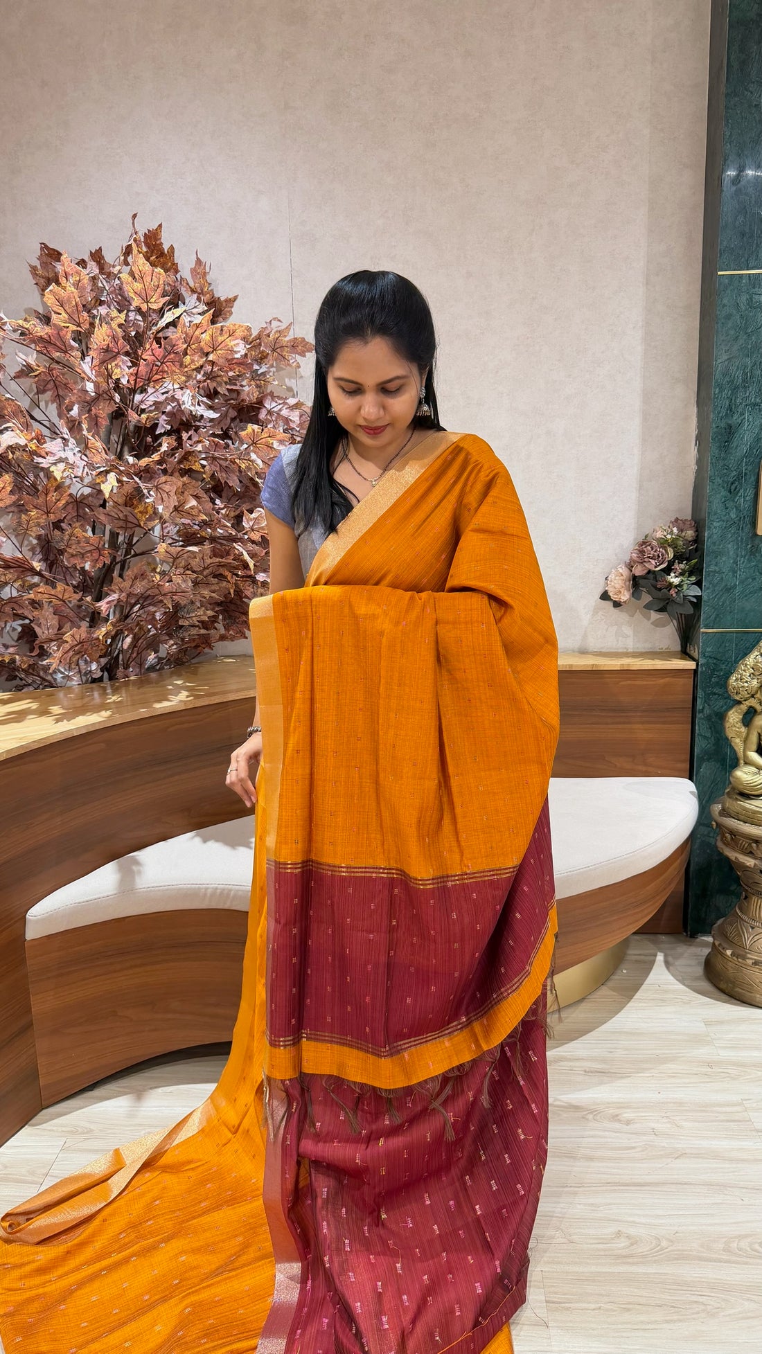 Cotton silk
