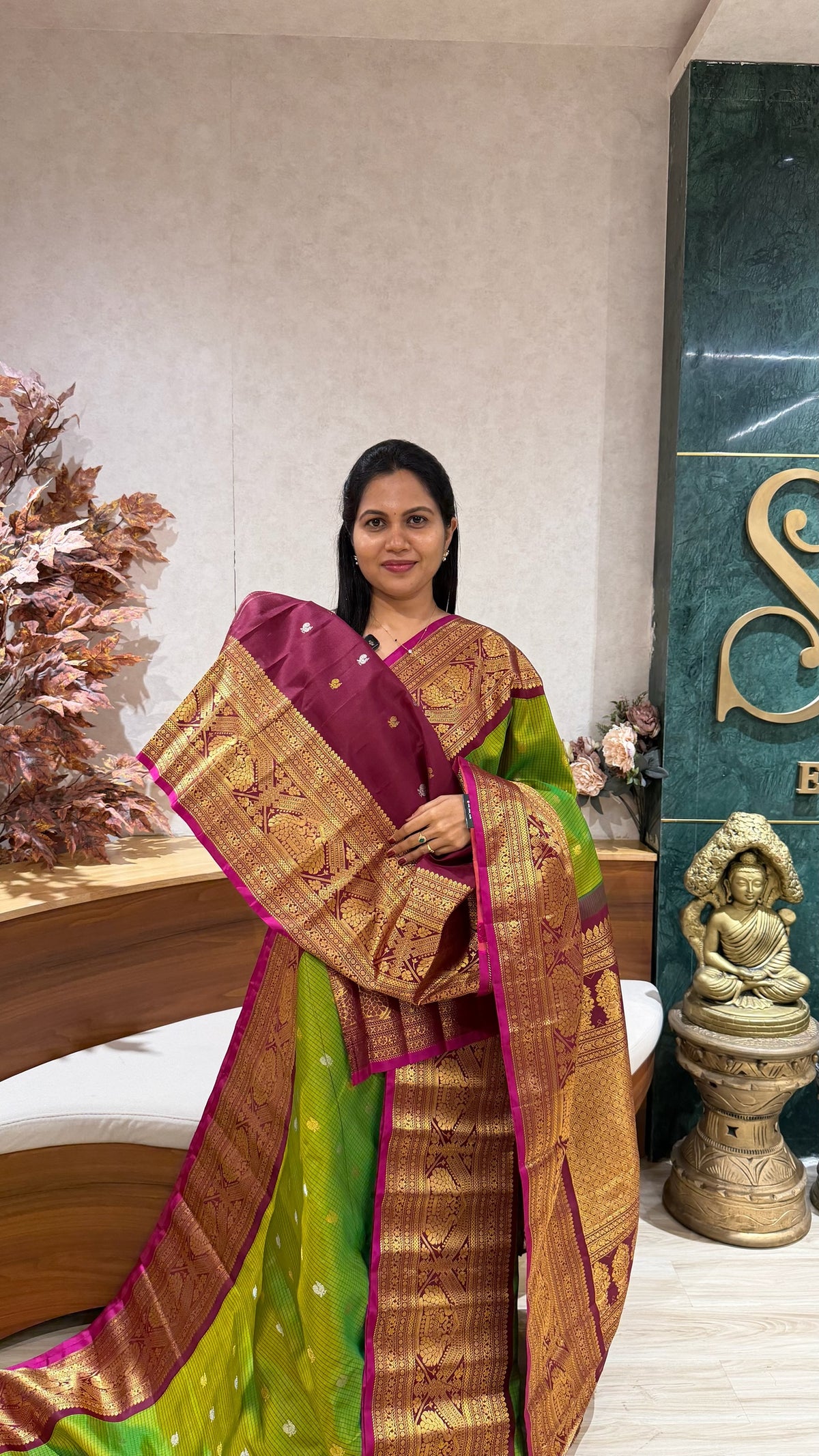 Handloom gadwal pattu
