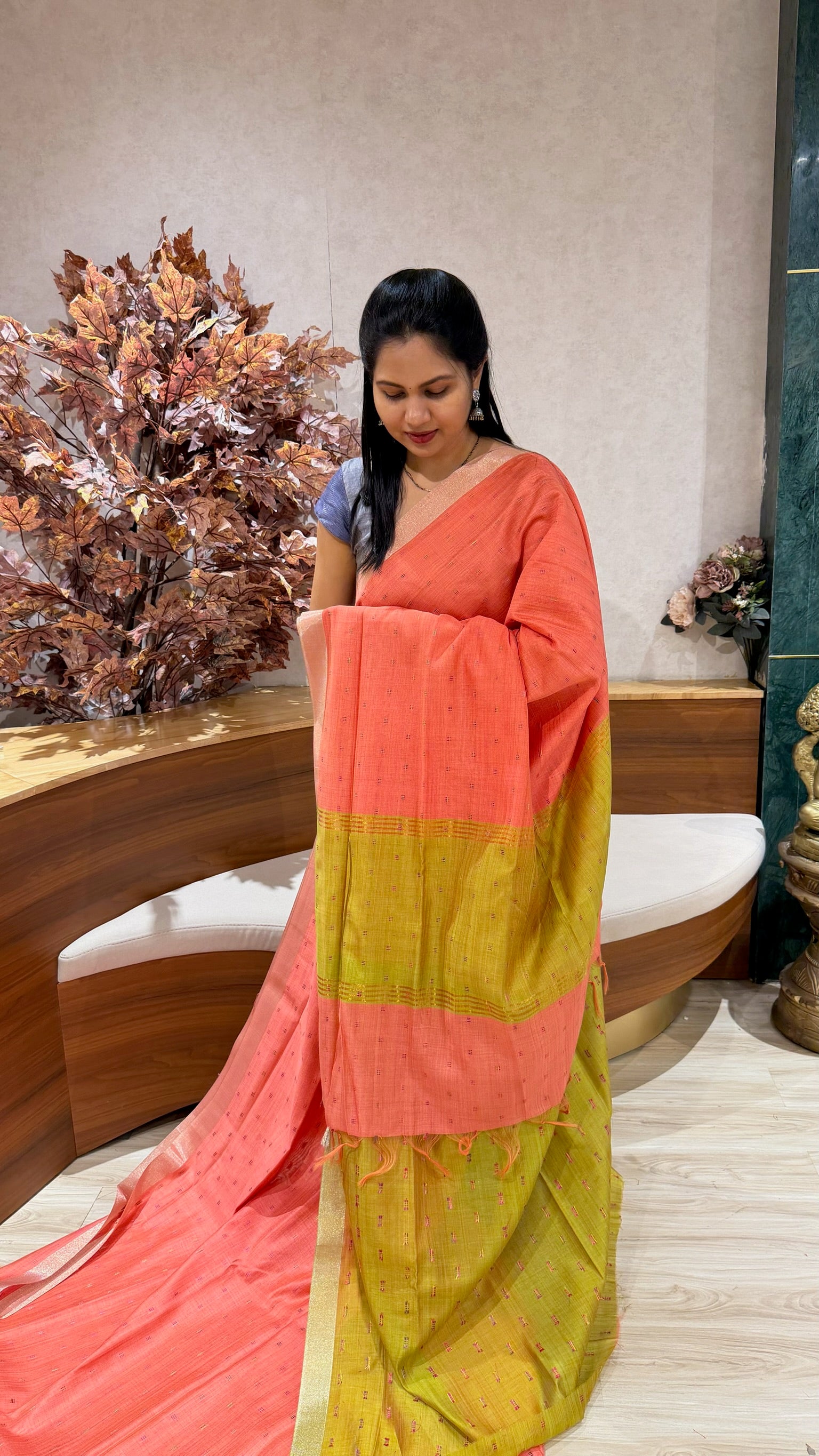 Cotton silk
