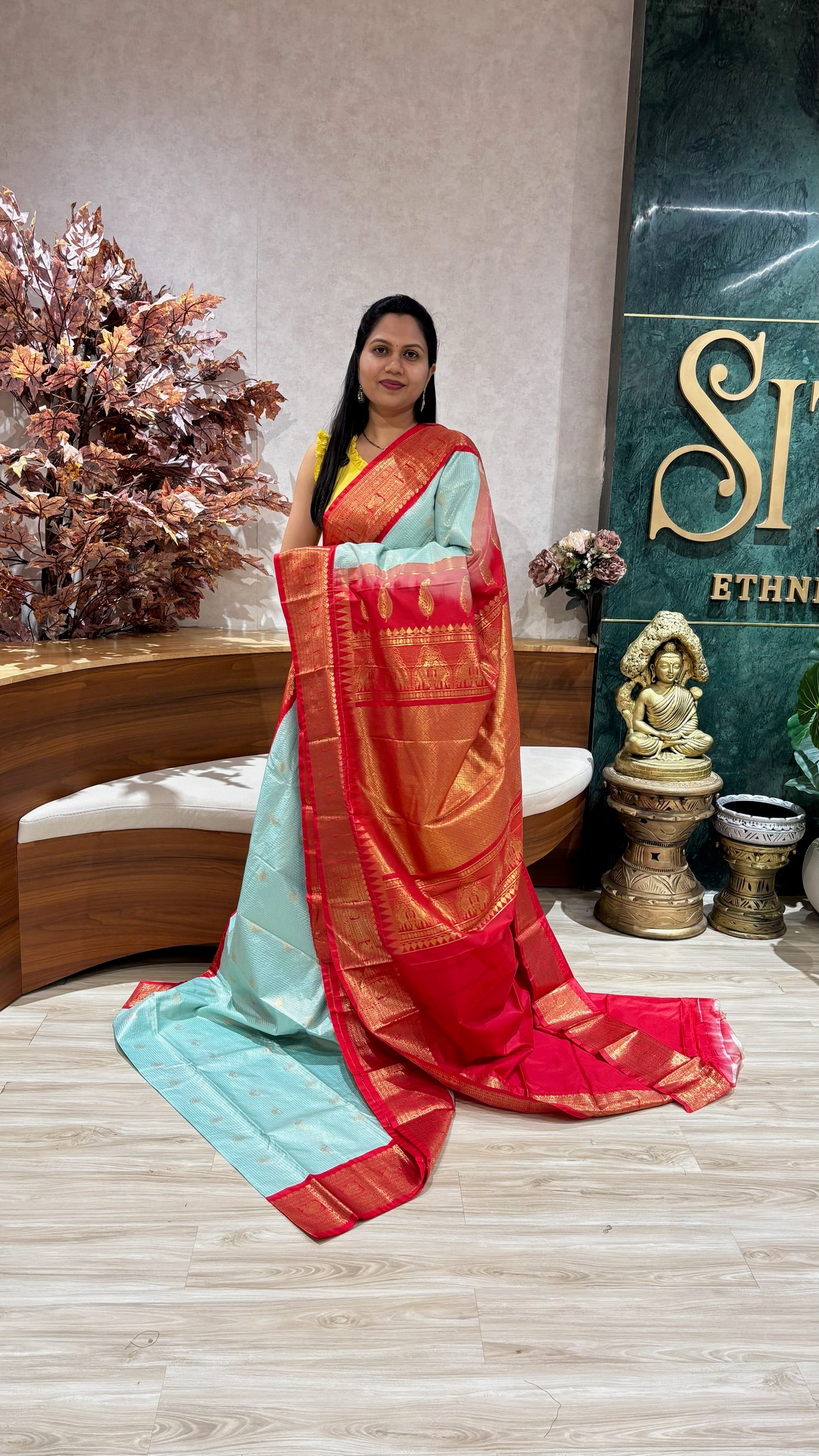 Semi Gadwal vintage checks