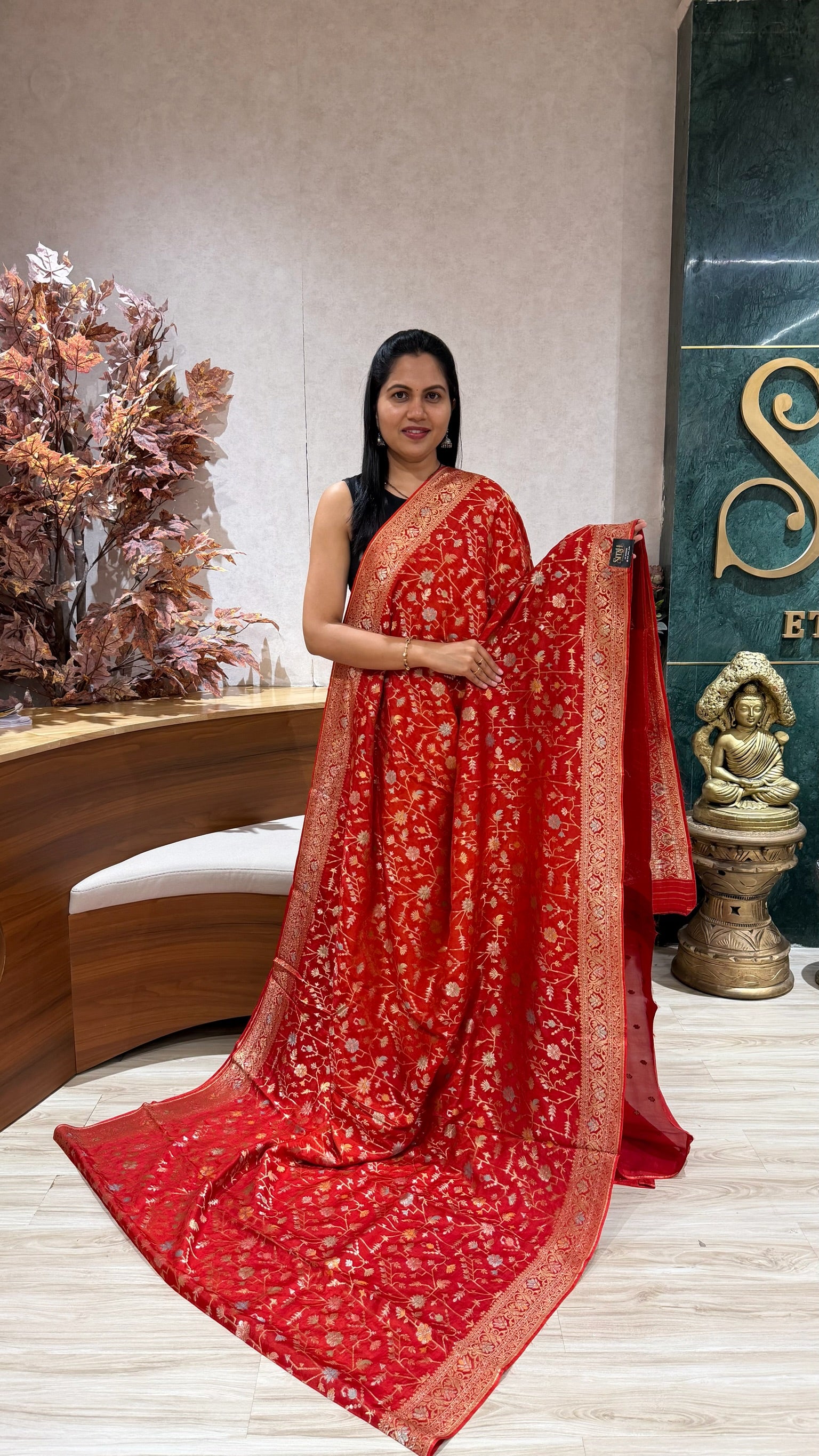 Fancy munga jhamdani weaving