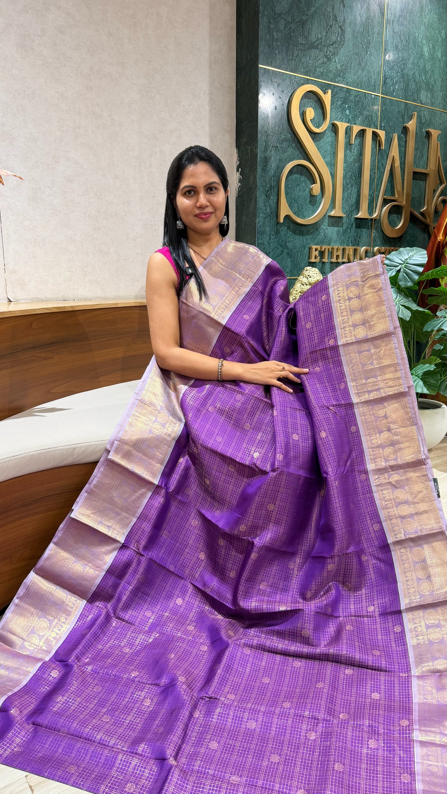 Light weight vintage kanchi pattu