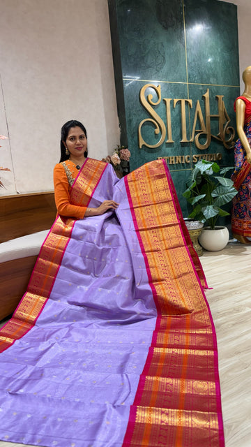 Handloom gadwal pattu tissue body