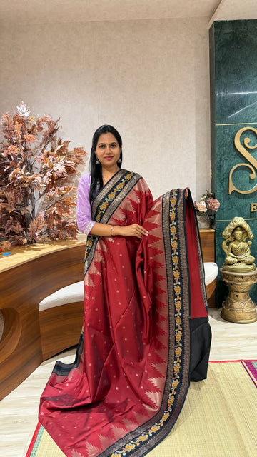 Fancy silk Tanjore print
