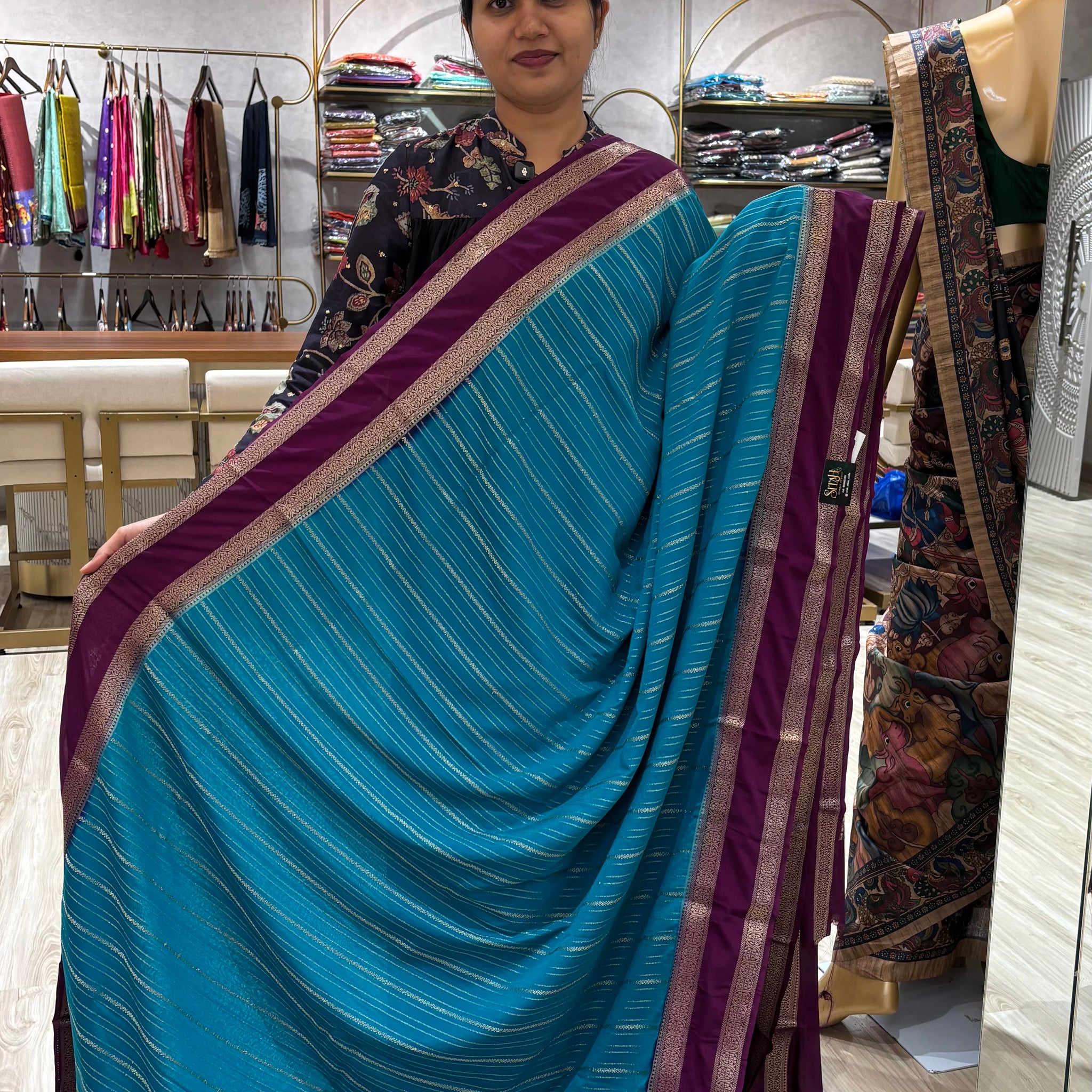 Fancy mysore silk