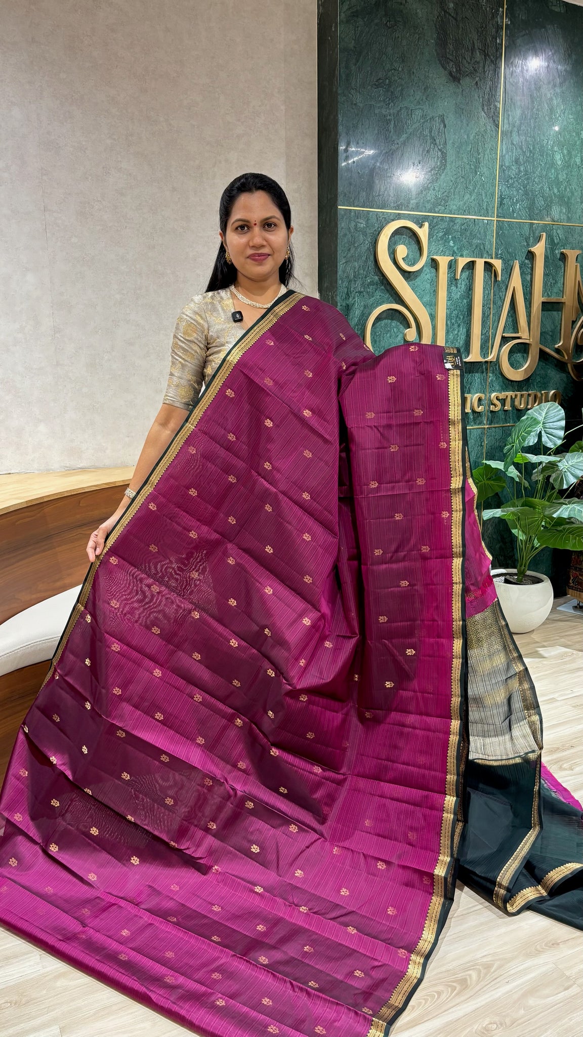 Small border kanchi pattu