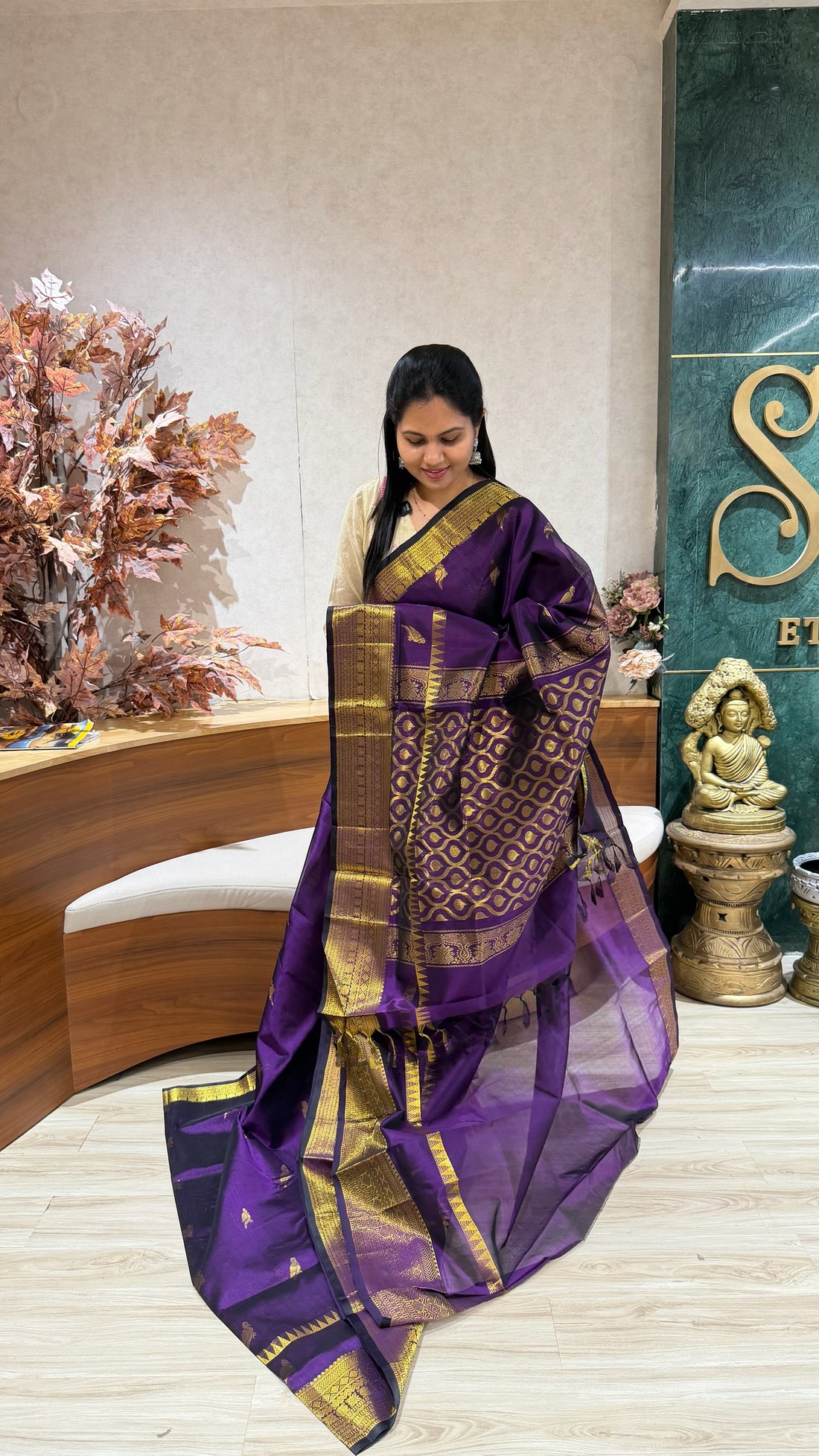 Handloom silk cotton