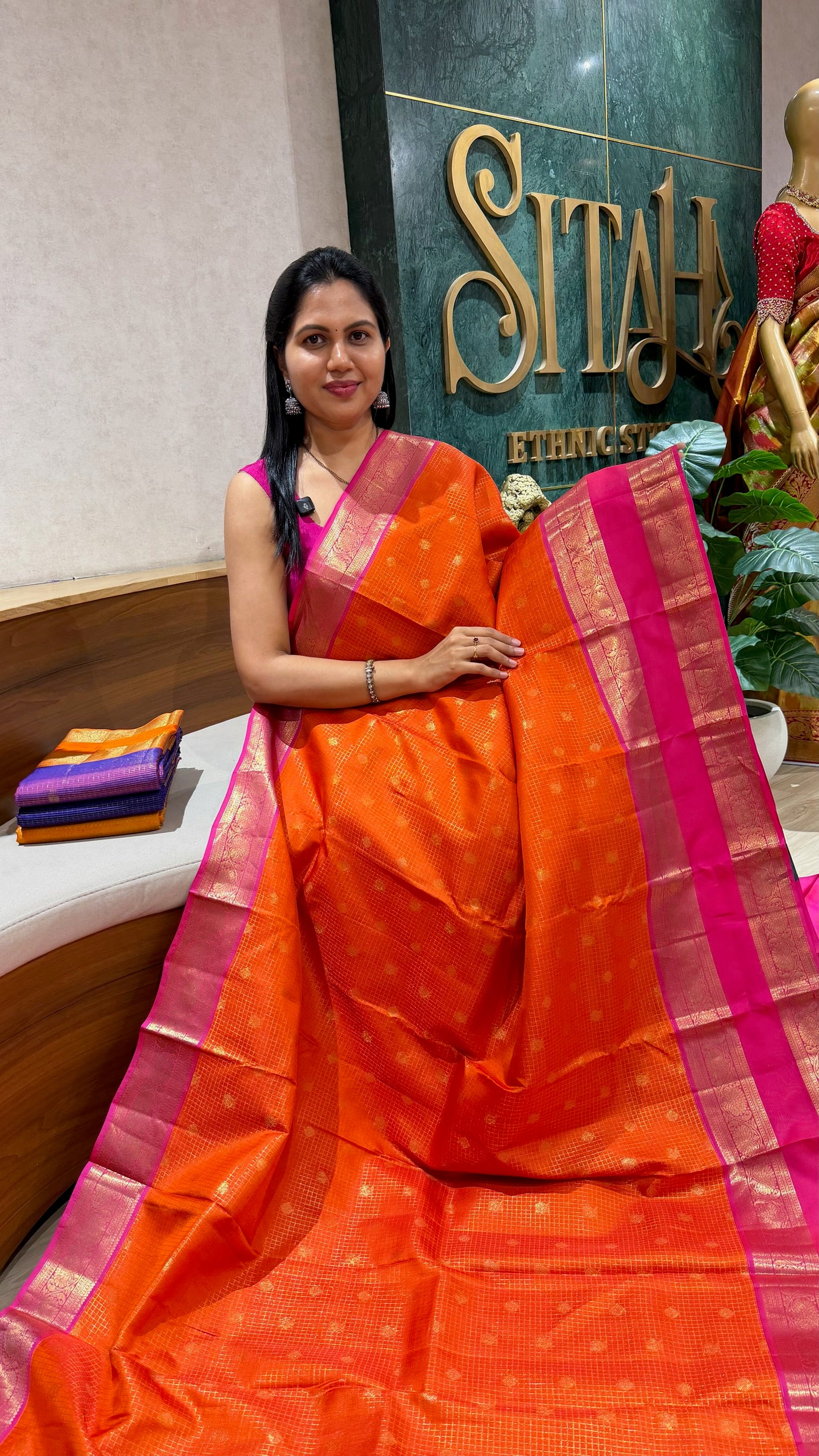 Light weight vintage kanchi pattu