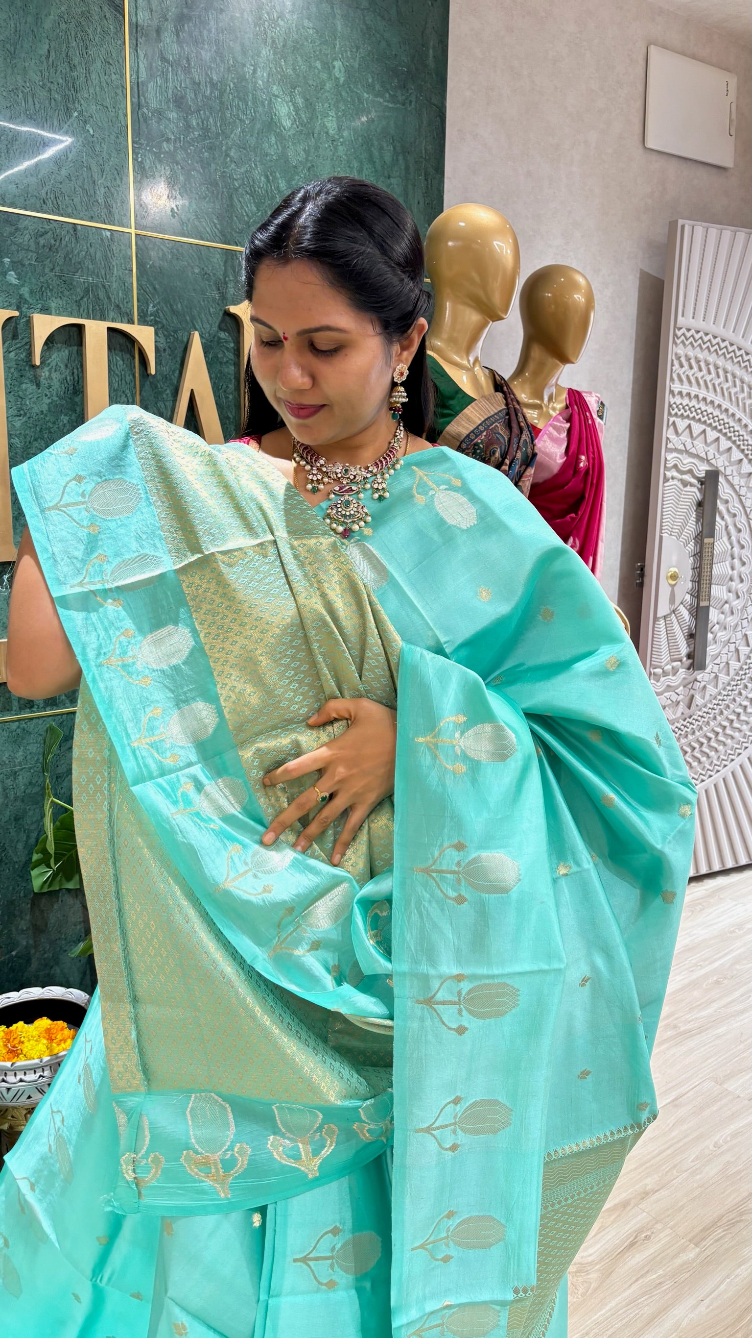 Pure Handloom mango pattu