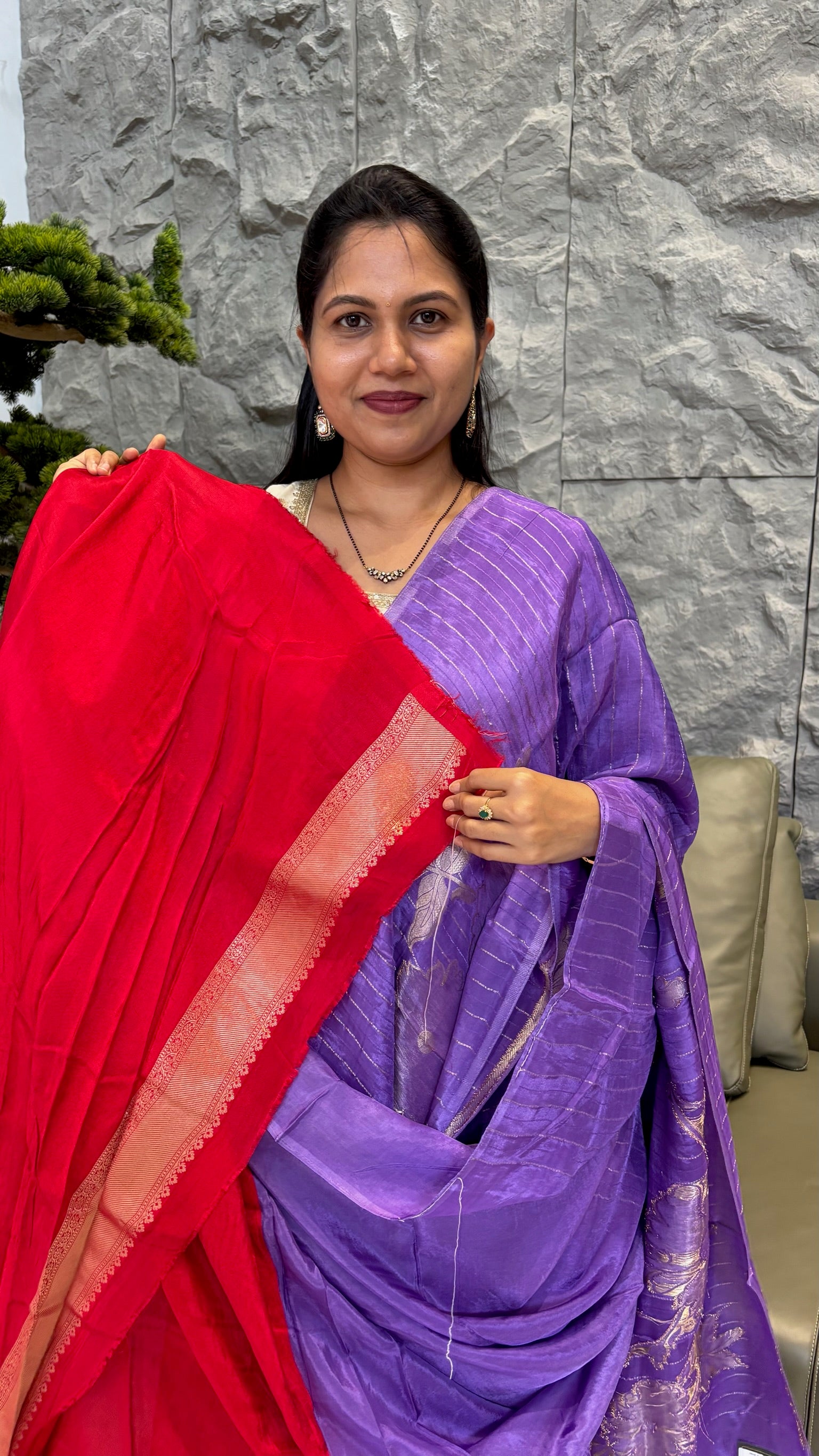 Designer crepe sarees
