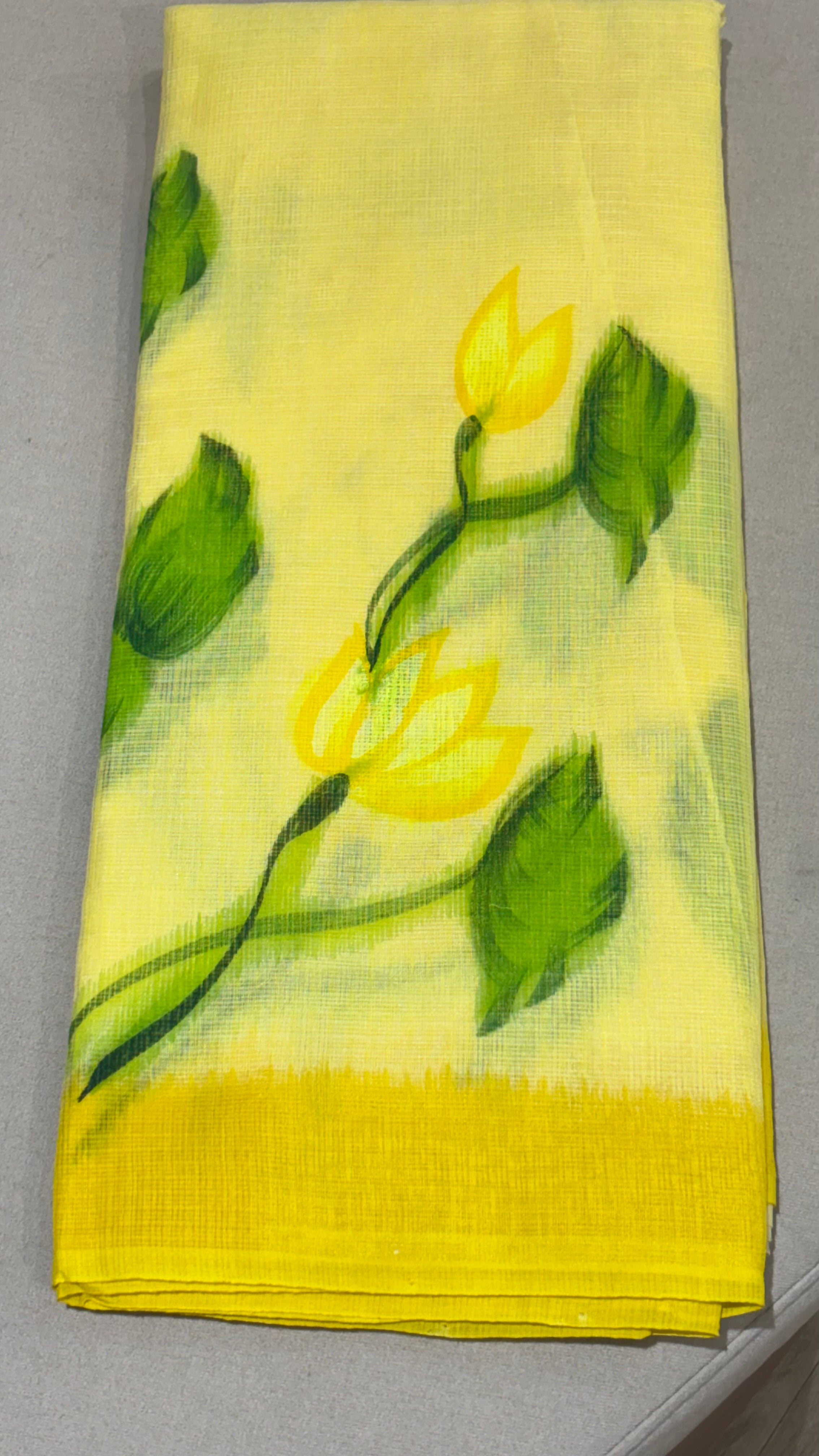 Kota hand paint saree