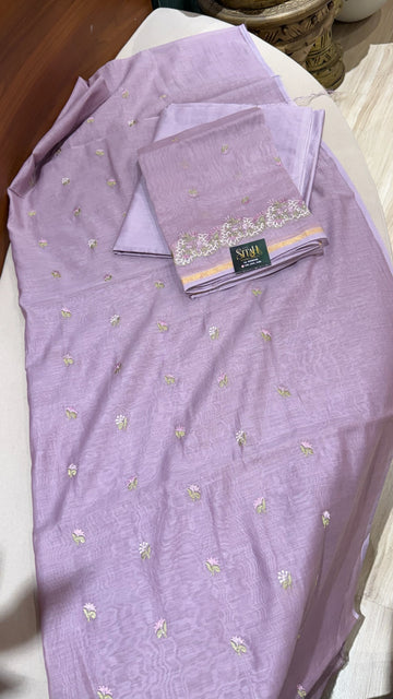 Mul chanderi -Dress