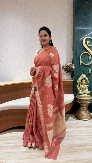 Tussar georgette