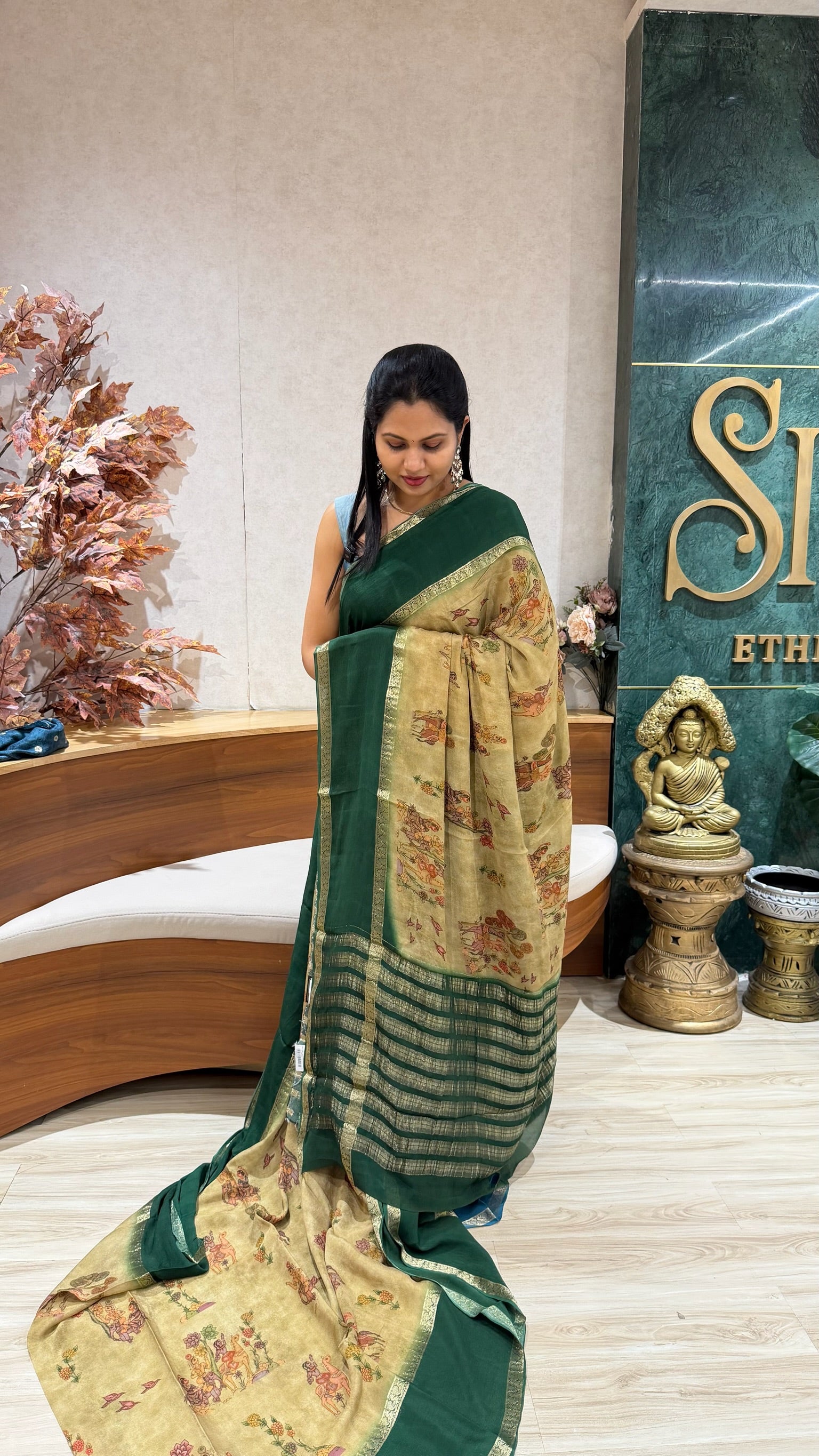 Pure chinnon chiffon