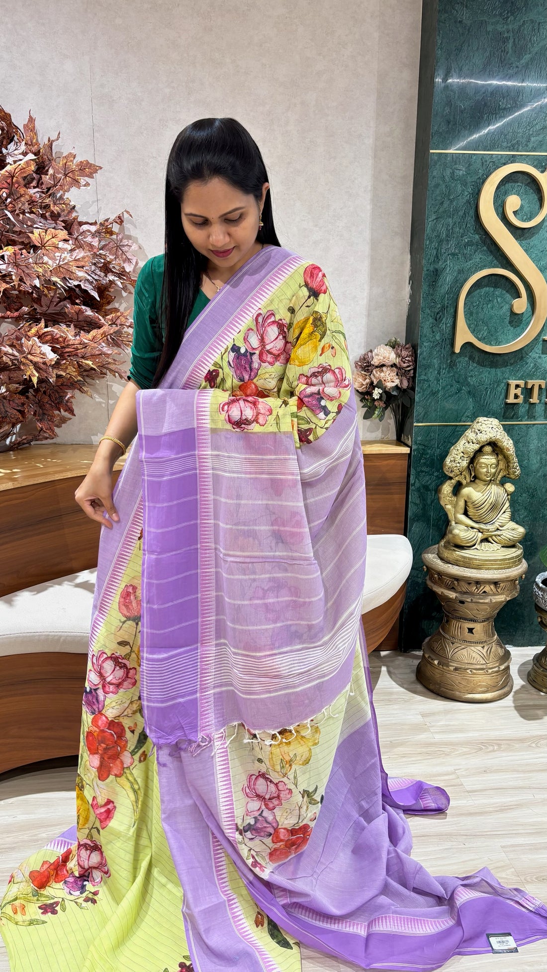 Handloom cotton saree