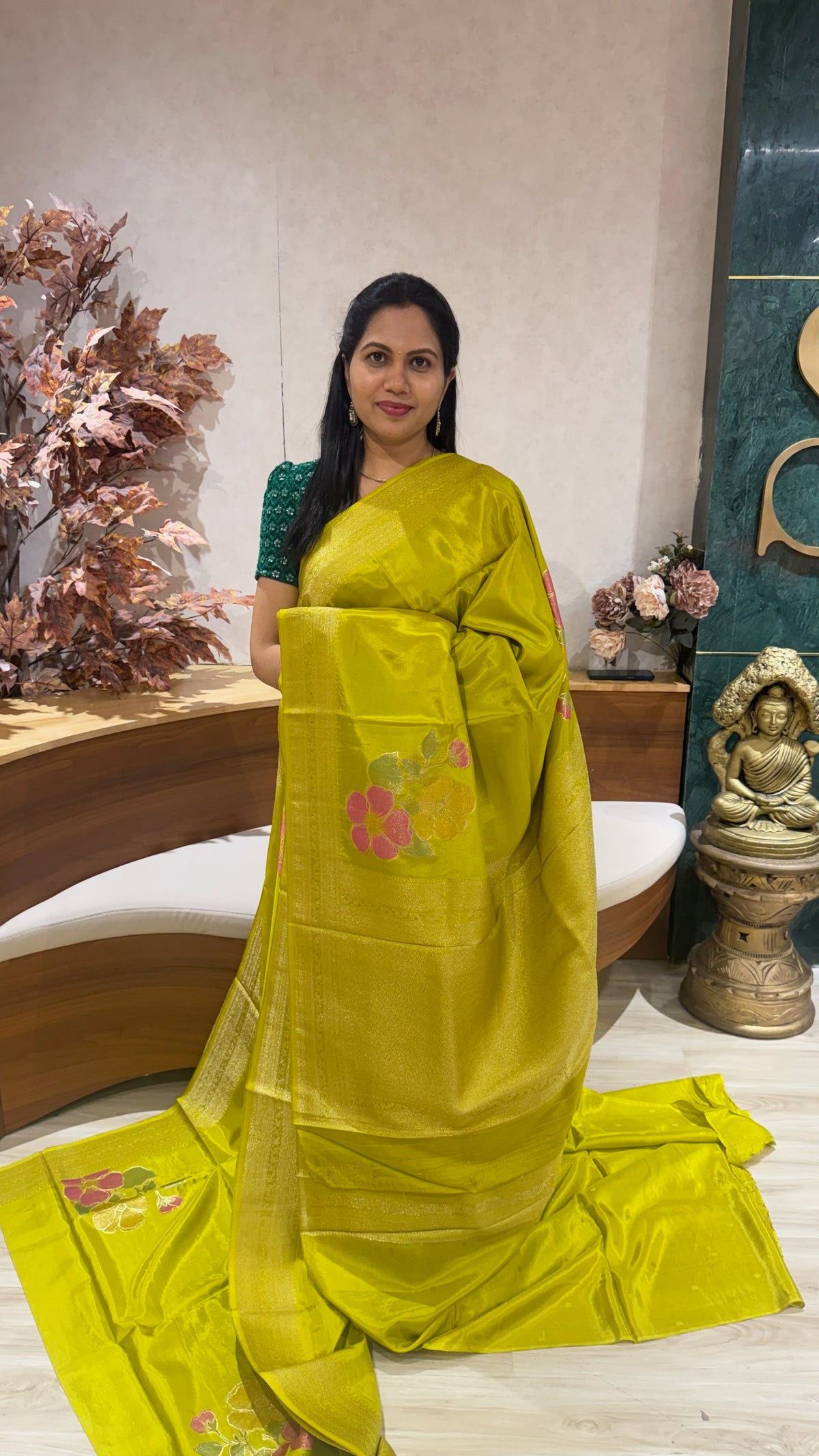 Crepe saree