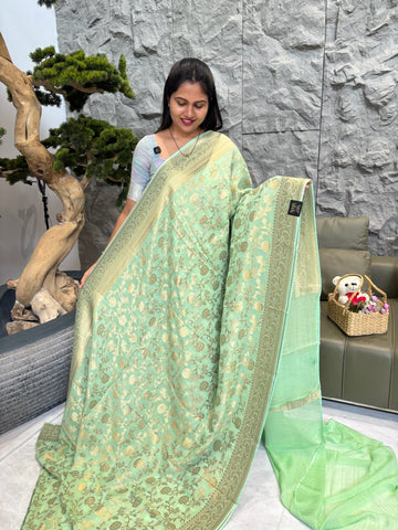 Georgette pista green