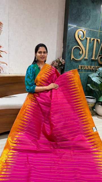 Handloom Gadwal tissue border