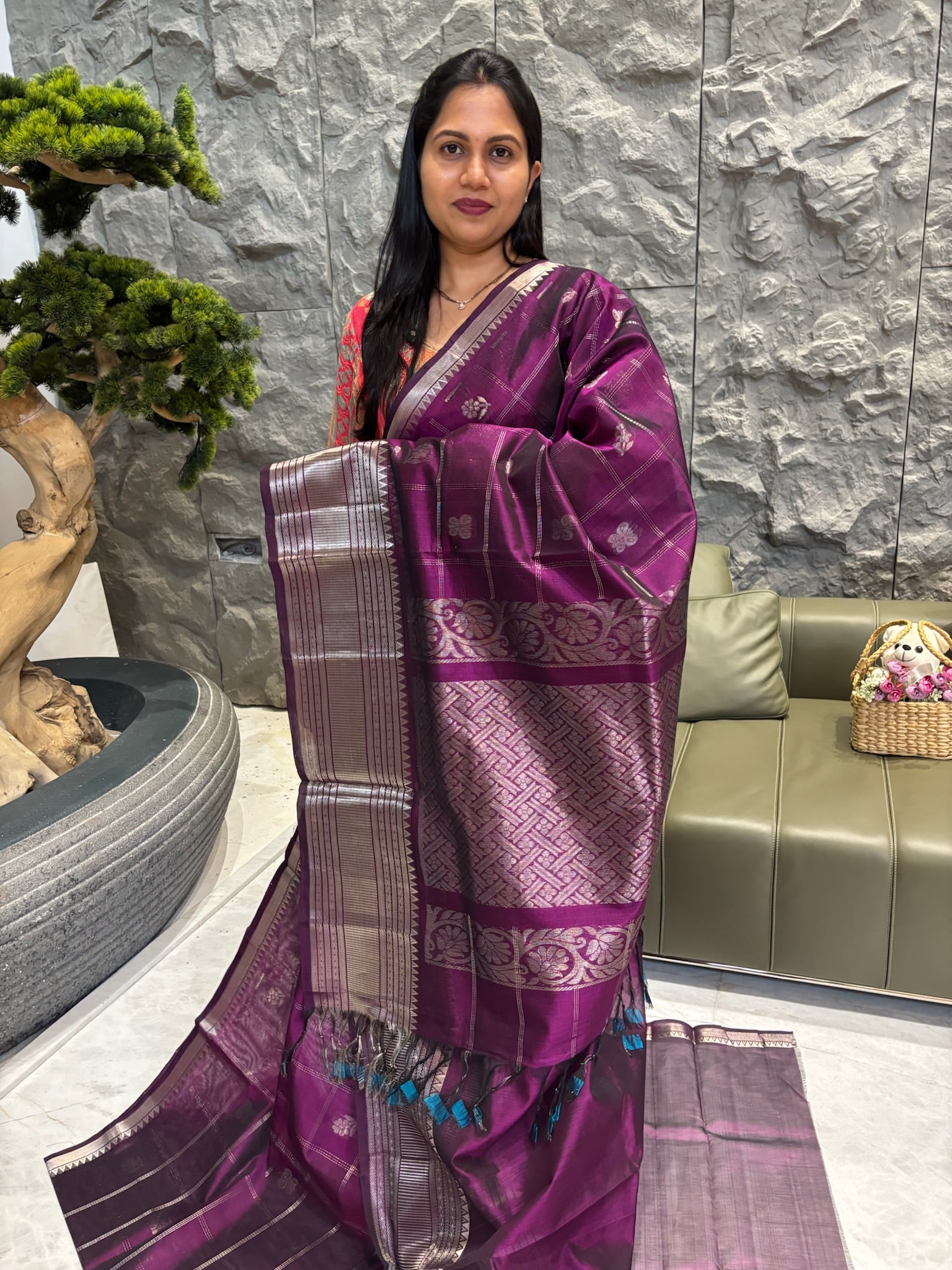 Pure handloom mangalgiri pattu