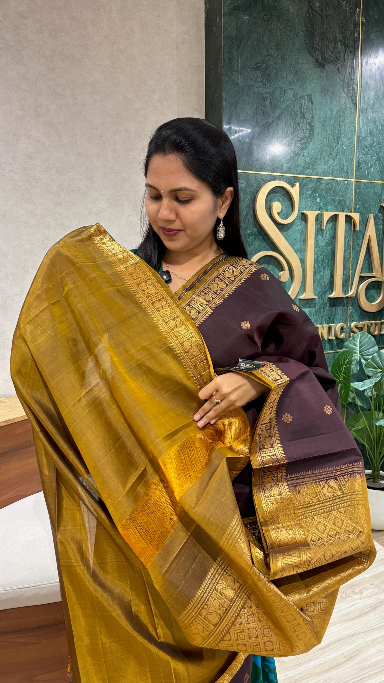 Small border kanchi pattu snuff