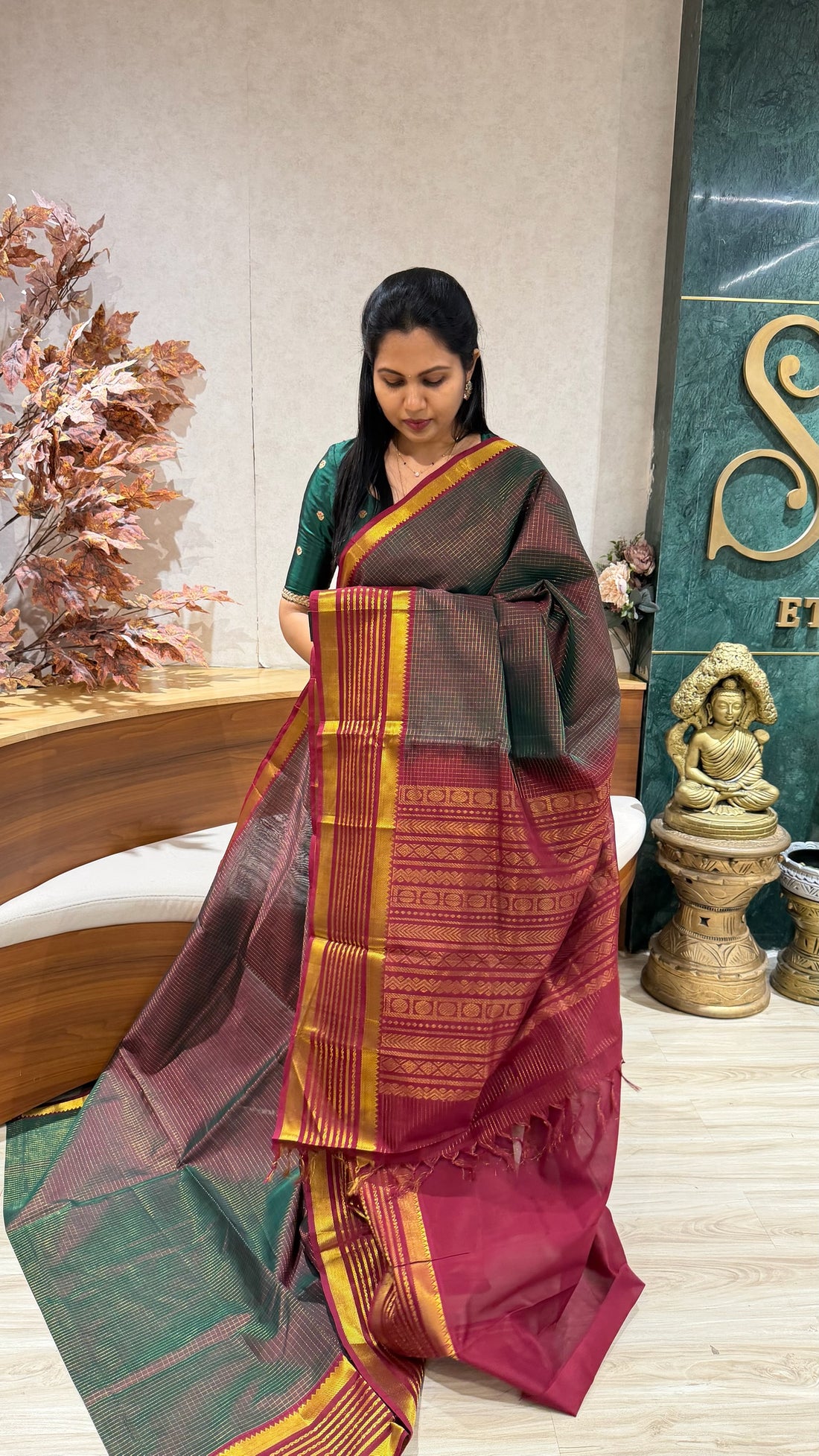 Handloom silk cotton