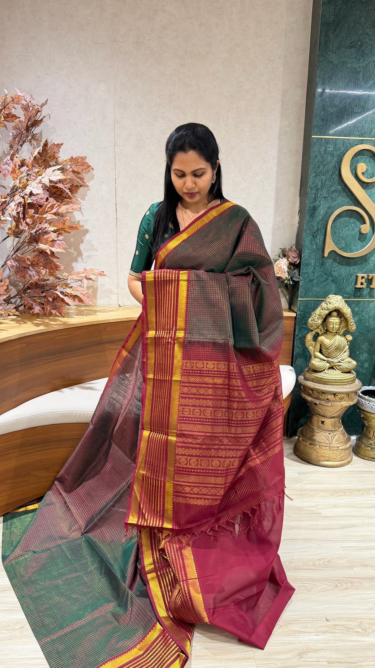 Handloom silk cotton