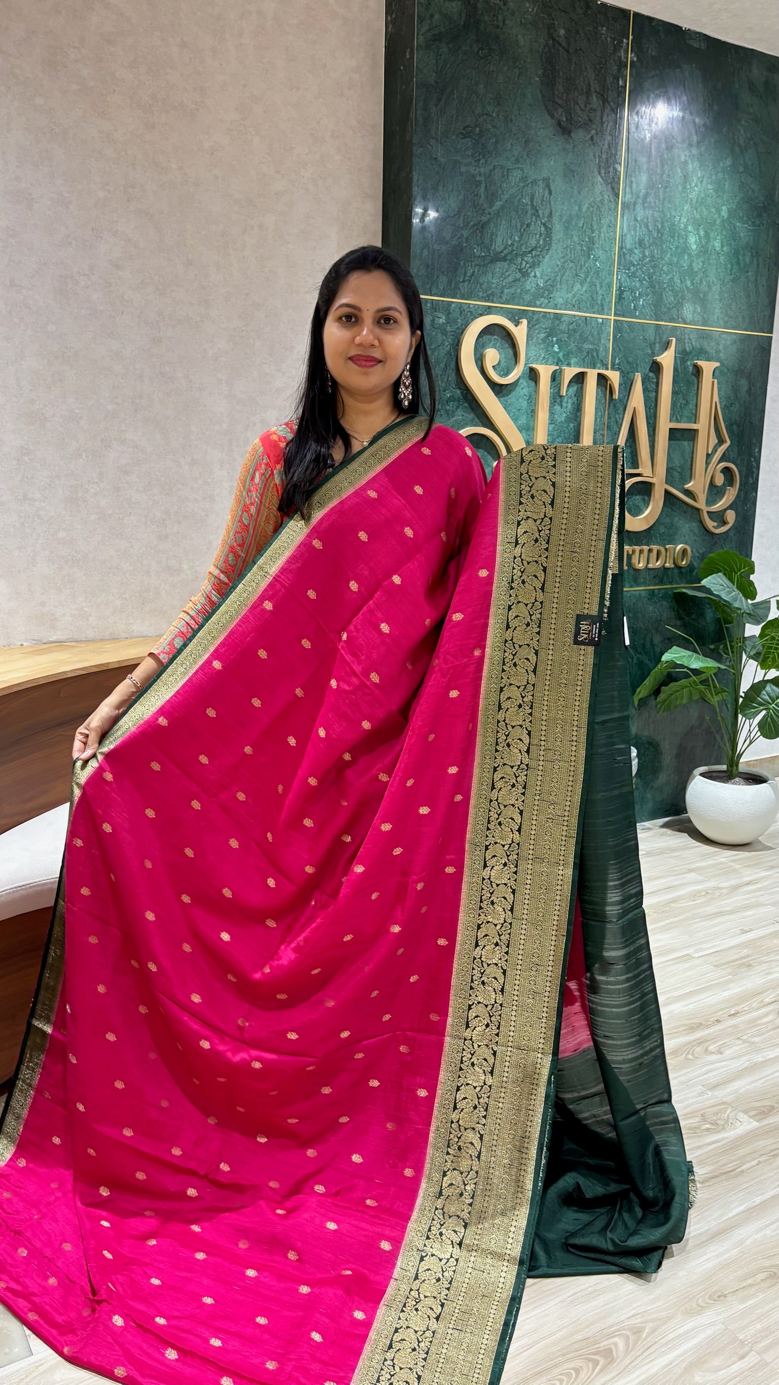 Raw silk saree