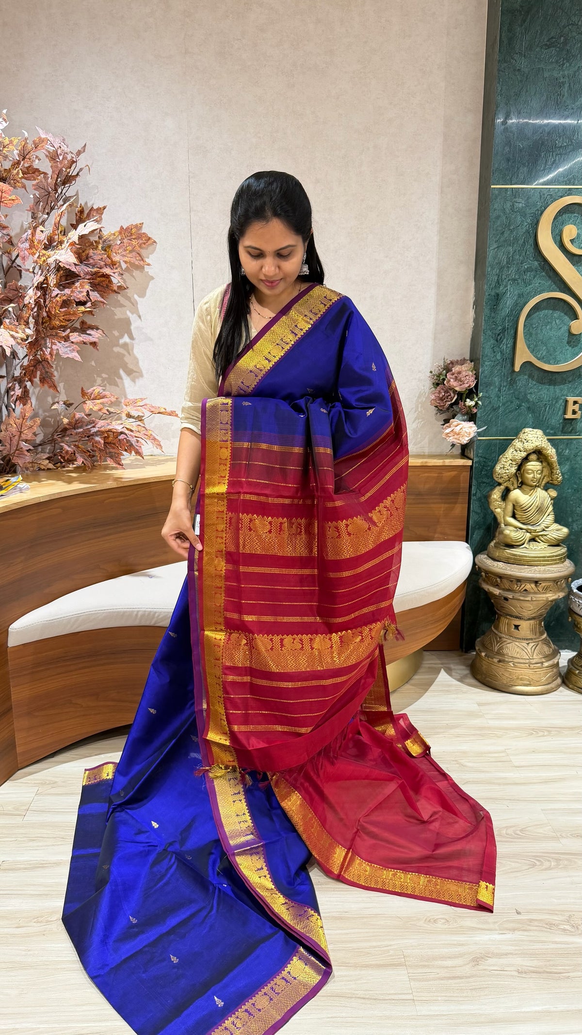 Handloom silk cotton